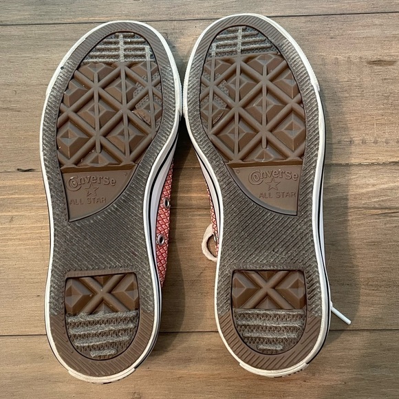 𝅺CONVERSE Chuck Taylor All Star Low Red/Coral white - Picture 10 of 10